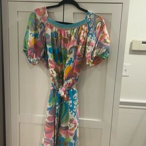Trina Turk Silk Floral Dress